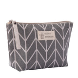 Canvas Travel Cosmetic Bag for Women - Portable Makeup & Toiletries Organizer