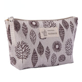 Canvas Travel Cosmetic Bag for Women - Portable Makeup & Toiletries Organizer