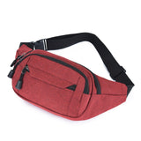 Canvas Waist Bag | Large Fanny Pack for Outdoor Travel