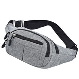 Canvas Waist Bag | Large Fanny Pack for Outdoor Travel