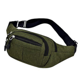 Canvas Waist Bag | Large Fanny Pack for Outdoor Travel