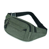 Canvas Waist Bag | Large Fanny Pack for Outdoor Travel