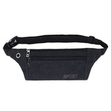 Canvas Waist Bag | Large Fanny Pack for Outdoor Travel