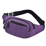 Canvas Waist Bag | Large Fanny Pack for Outdoor Travel