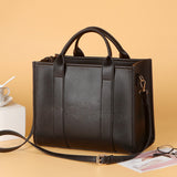 Designer shoulder Matte PU Leather Tote Bags for Women