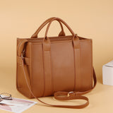 Designer shoulder Matte PU Leather Tote Bags for Women