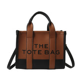 Designer shoulder Matte PU Leather Tote Bags for Women