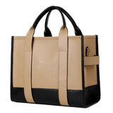 Designer shoulder Matte PU Leather Tote Bags for Women