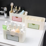 Double Layer Plastic Makeup & Jewelry Organizer