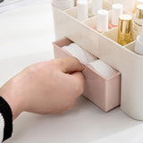 Double Layer Plastic Makeup & Jewelry Organizer