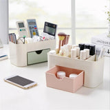 Double Layer Plastic Makeup & Jewelry Organizer