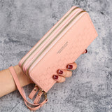 Double Zipper Women Wallet