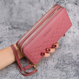 Double Zipper Women Wallet