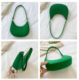 Green Chain shoulder Pouch: Stylish Women's Mini Handbag