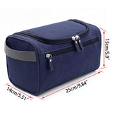 Hanging Travel Cosmetic Bag - Makeup & Toiletry Organizer