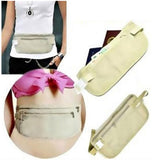 Invisible Travel Waist Pack: Passport Money Belt Bag