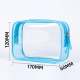 Large Transparent Waterproof Cosmetic Bag - Travel Makeup Storage