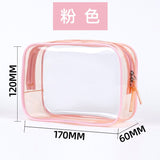 Large Transparent Waterproof Cosmetic Bag - Travel Makeup Storage