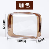 Large Transparent Waterproof Cosmetic Bag - Travel Makeup Storage