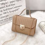 Luxury Chain Crossbody shoulder Bag for Women - Designer PU Leather