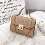 Luxury Chain Crossbody shoulder Bag for Women - Designer PU Leather