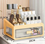 Makeup Case & Jewelry Container: Cosmetic Storage Box with Drawers