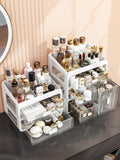 Makeup Case & Jewelry Container: Cosmetic Storage Box with Drawers