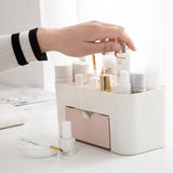 Nordic Desktop Cosmetic Storage Box: Makeup & Jewelry Organizer