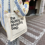 Notting Hill Canvas Shopping Bag - Eco-Friendly Tote