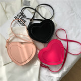 Peach Heart Crossbody Bags: Trendy Fashion for Women