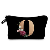 Personalized Initials Cosmetic Bag - A-Z Letter Makeup Bag