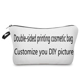 Personalized Initials Cosmetic Bag - A-Z Letter Makeup Bag