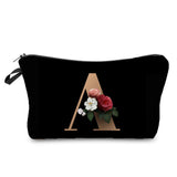 Personalized Initials Cosmetic Bag - A-Z Letter Makeup Bag