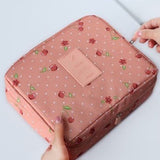 Portable Outdoor Makeup Organizer Case - Waterproof Cosmetic Bag