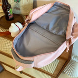 Adjustable Nylon Backpack Large Capacity for Teenage Girls