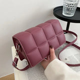 Women Designer Small Messenger PU Leather Crossbody Purse