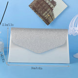 New Style Bridal Silver Clutch Elegant Evening Party Bag