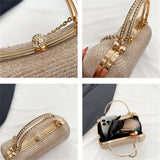 Elegant Crystal Bridal Clutch Luxury Evening Accessory