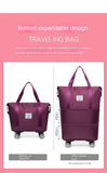 Large Capacity Travel Duffle Bag with Wheels Luggage Rolling Bag