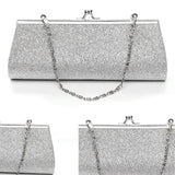 Sparkly Glitter Evening Clutch Perfect Wedding Party Purse