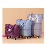 Large Capacity Travel Duffle Bag with Wheels Luggage Rolling Bag