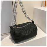 Fashionable bling diamond crossbody bag, perfect summer handbag