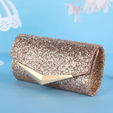 Stylish Sequin Clutch Elegant Chain Crossbody for Evening Parties