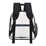 Black Transparent PVC Backpack Waterproof