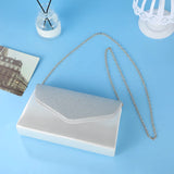 New Style Bridal Silver Clutch Elegant Evening Party Bag