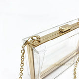 New Acrylic Luxury Handbags Fashionable Square Evening Purses