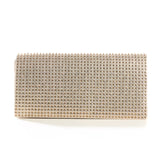 Glittering Rhinestone Envelope Clutch Luxury Bridal Evening Bag