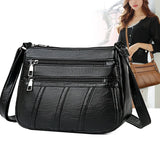 Women Crossbody Soft Leather Handbag Casual Tote Designer Bag