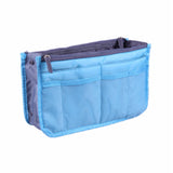 Travel Handbag Organizer Insert - Large Nylon Storage Bag