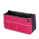 Travel Handbag Organizer Insert - Large Nylon Storage Bag